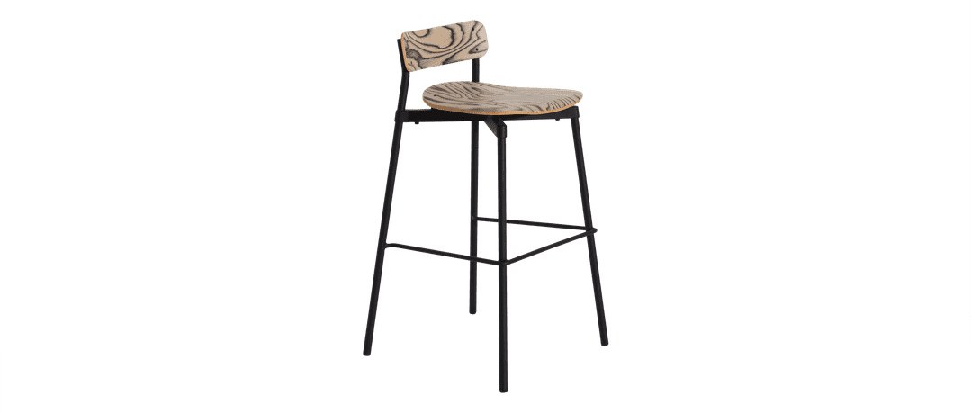FROMME WOOD BAR STOOL