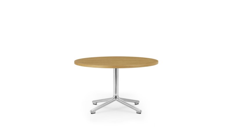 LUNAR TABLE H40 CM ALU/WOOD