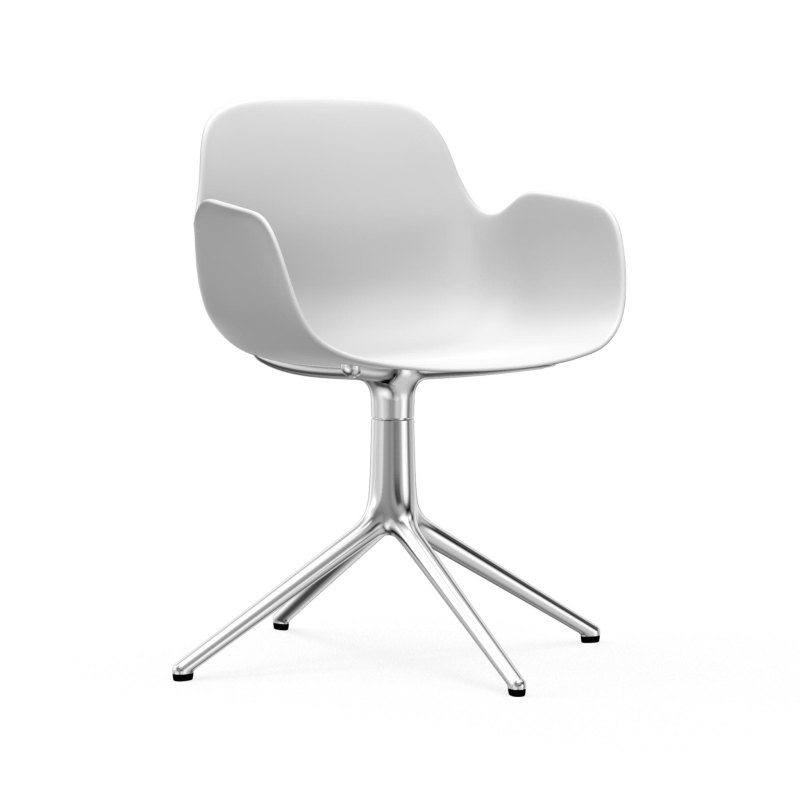 FORM ARMCHAIR SWIVEL 4L ALU