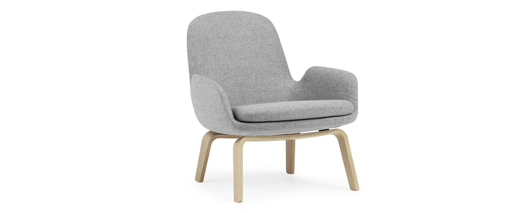 ERA LOUNGE CHAIR LOW WOOD