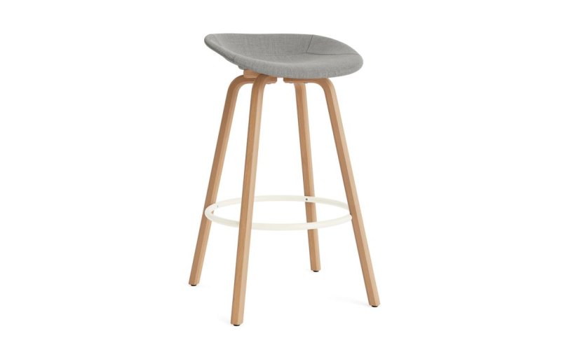 MAT BARSTOOL FRONT UPHOLSTERY WOOD
