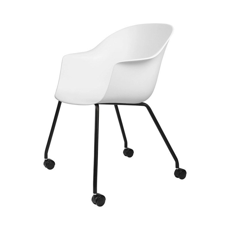 Bat Meeting Chair 4 legs w. castors