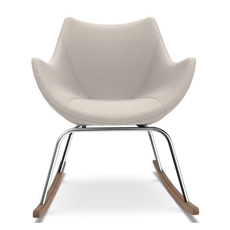 Basket rocking chair