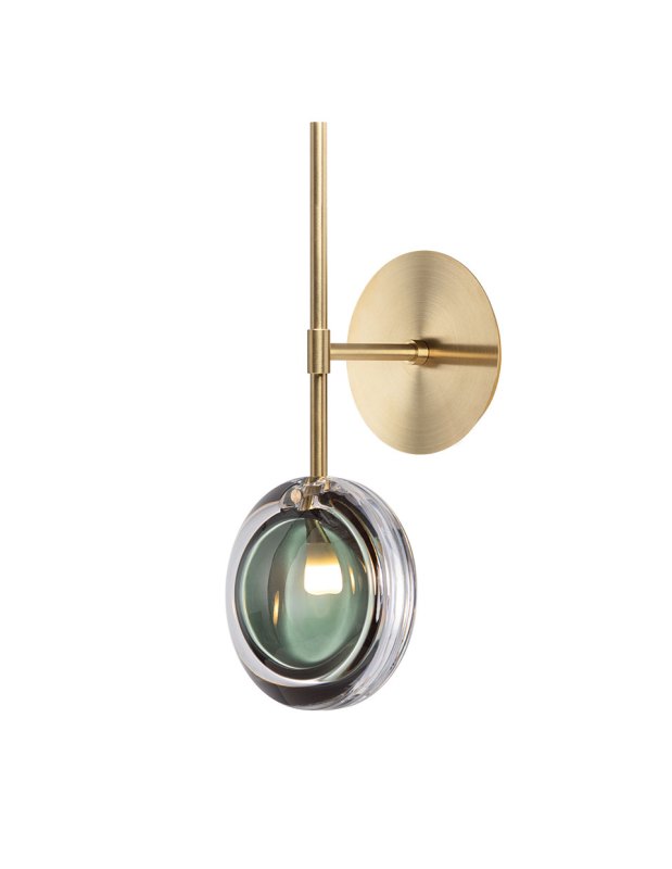 Lens wall lamp