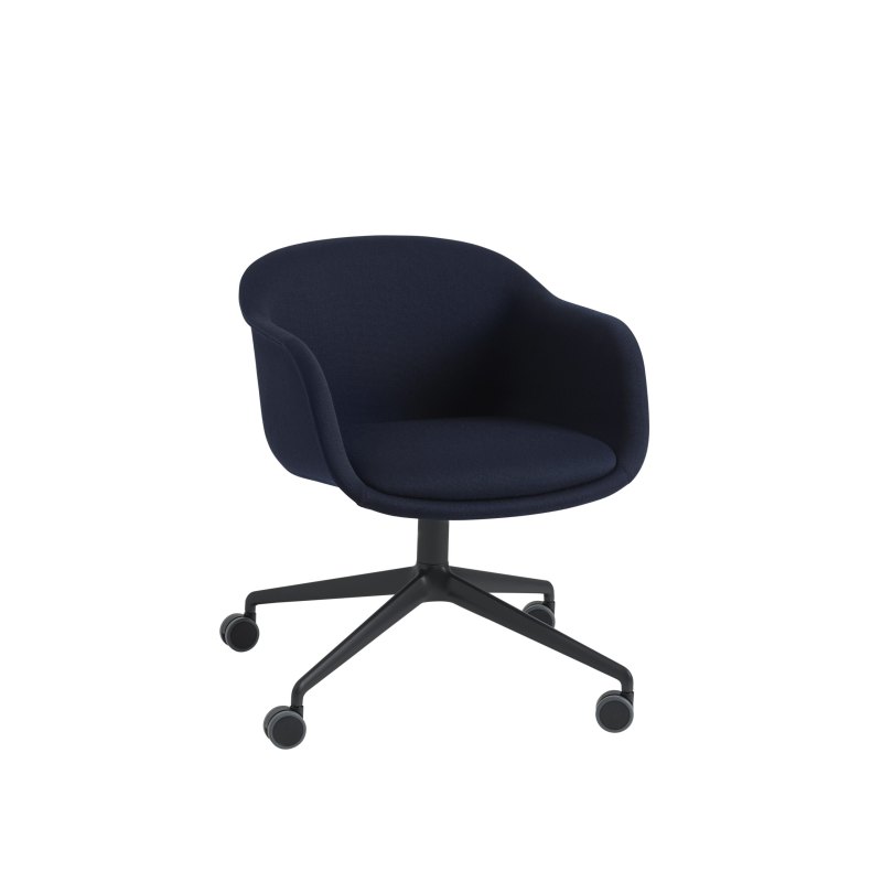 Fiber Conference Armchair Swivel Base w. Castors
