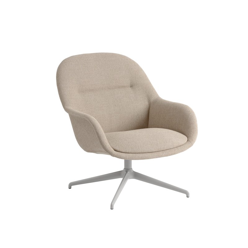 Fiber Lounge Armchair Swivel Base