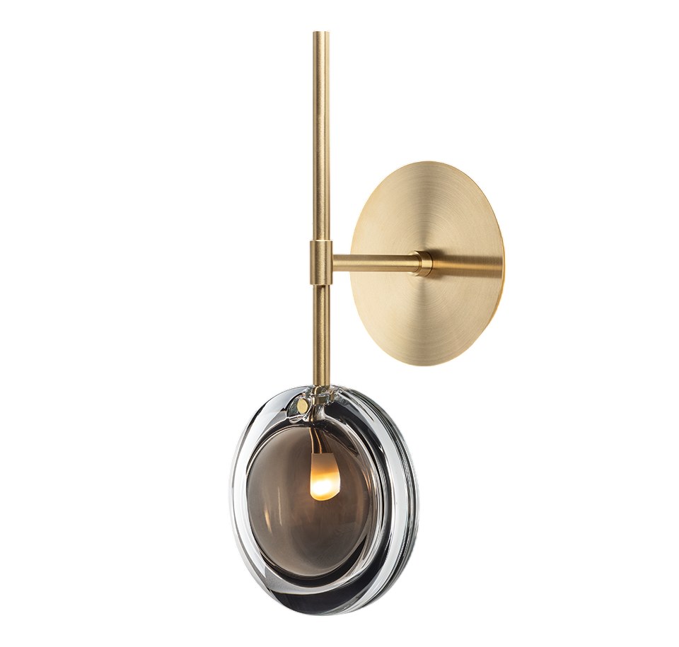 Lens wall lamp